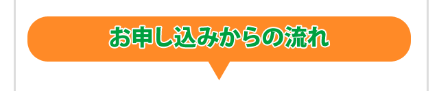 お申し込みからの流れ