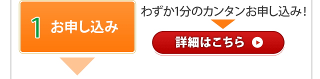 1.お申し込み わずか1分のカンタンお申し込み！ 詳細はこちら